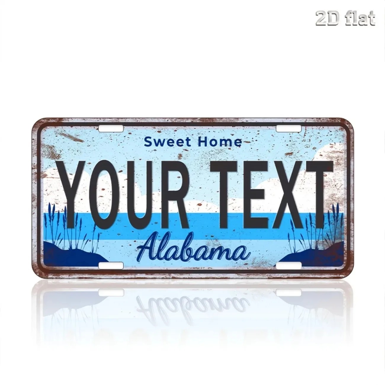 Home Bar Cafe - 1PC パーソナライズされたカスタム米国州金属製プラーク、素朴なヴィンテージサイン、ホームバーカフェ屋内用壁飾り（装飾のみ）