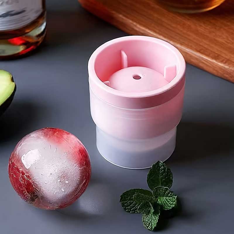 3個入りアイスボールメーカー、ウイスキー、カクテル、ジュース - Ice Mold Sphere のレビューと価格