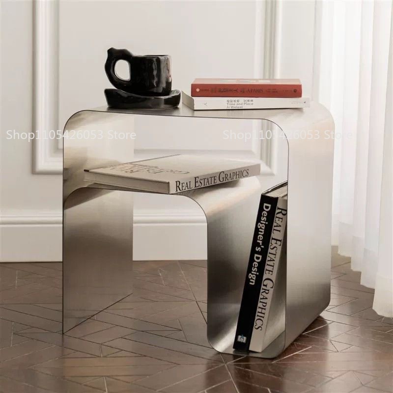 中世、バウハウス、ステンレス鋼、サイドテーブル、クリエイティ - Home Bar Shelf のレビューと価格