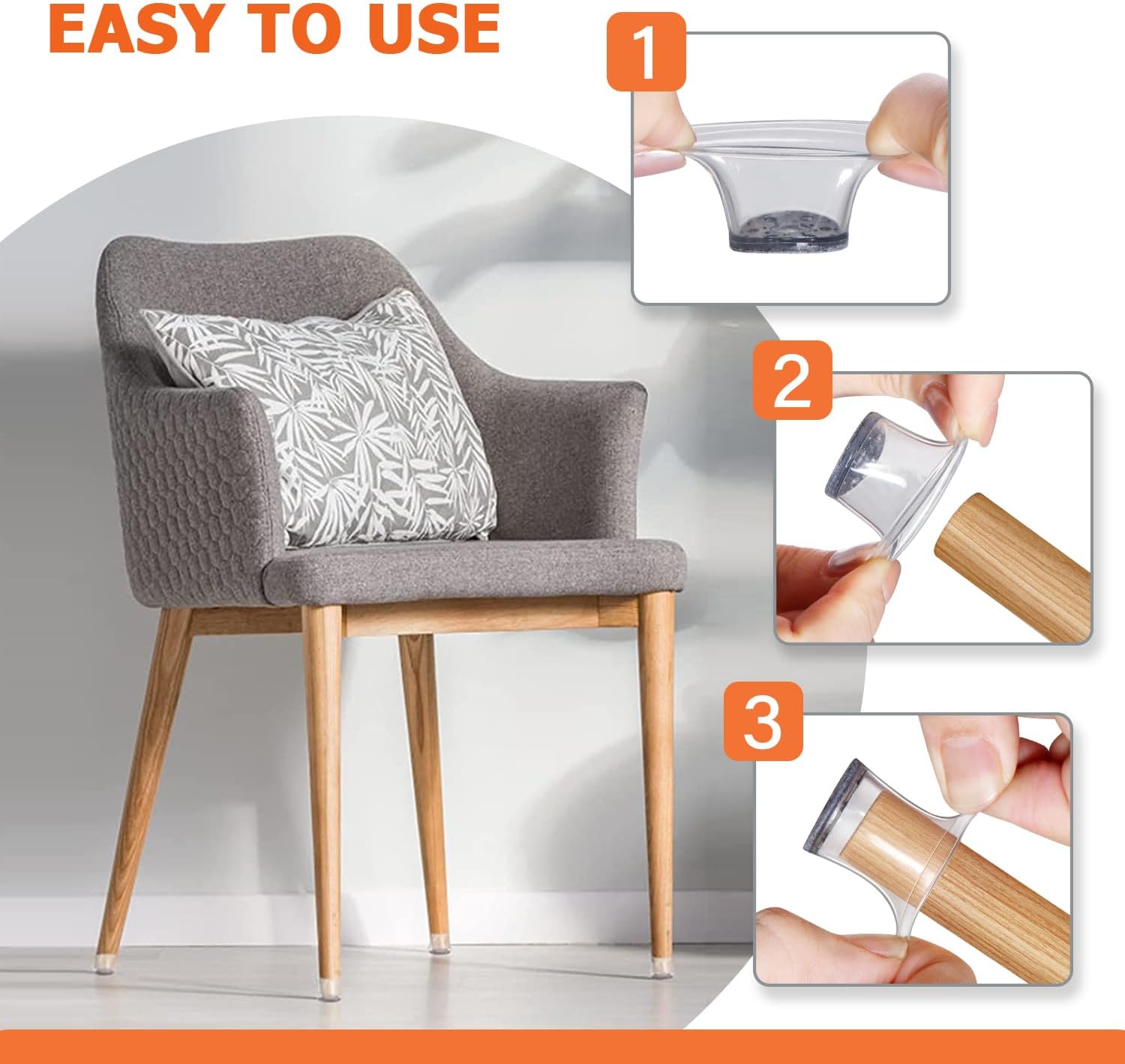 20個入り-超小型椅子脚床プロテクター、床を保護するシリコン - Home Bar Stools のレビューと価格