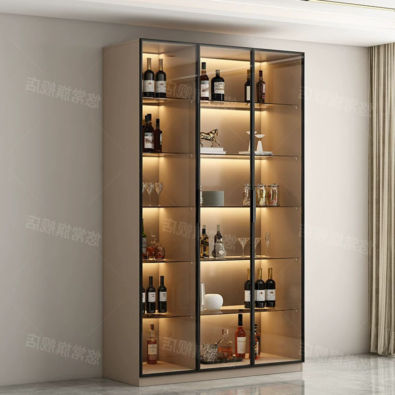 デザイナーモダンなバーキャビネットリビングルームの棚装飾北欧 - Home Bar Shelves のレビューと価格