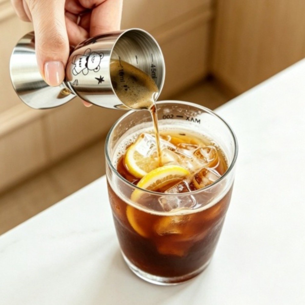 30/60ML ステンレス鋼ジガー スケール付き 正確な計量 - Jigger Double Sided のレビューと価格