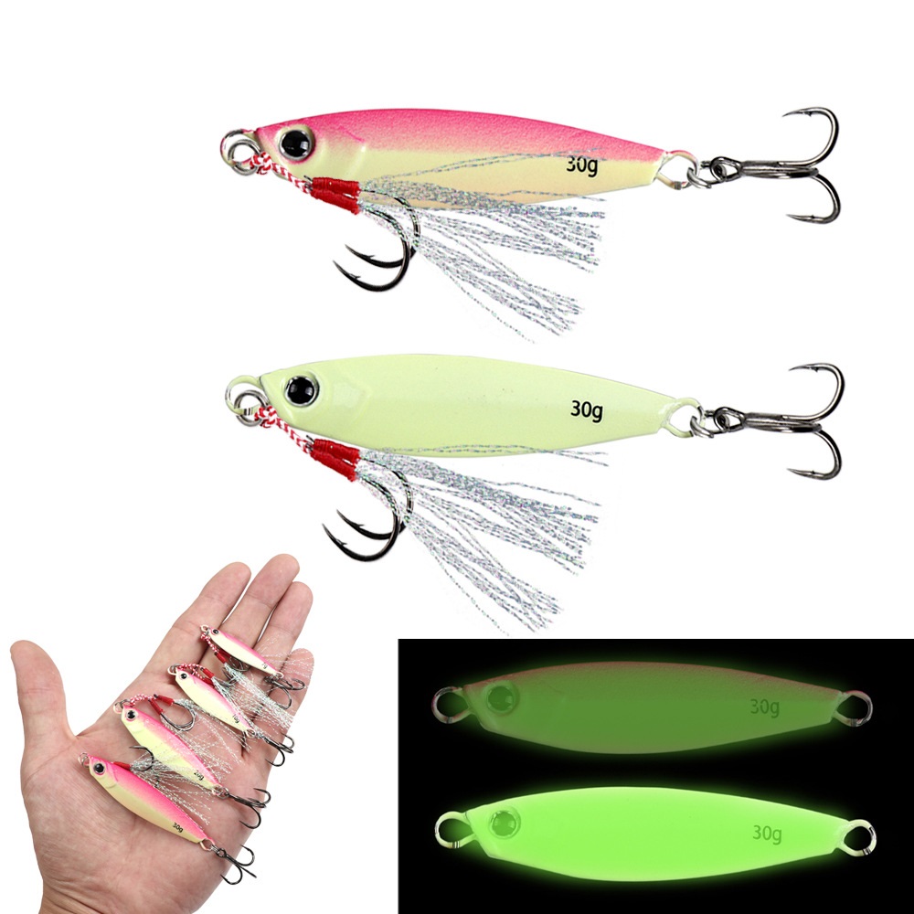 2026年新型遠投発光鉄板ルアー ダブルフックジグ 7g-3 - Jigger Double Sided のレビューと価格