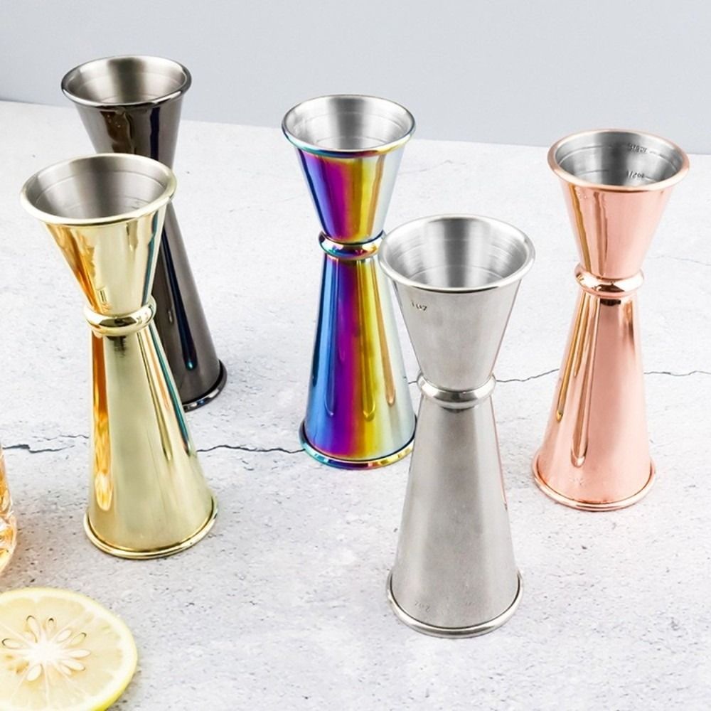 和風ダブルカクテルジガー ステンレス製 1oz / 2oz  - Jigger Double Sided のレビューと価格