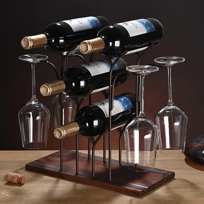 創造的な赤ワインラック,家の装飾,ブドウのボトルラック,ワイ - Home Bar Setup のレビューと価格