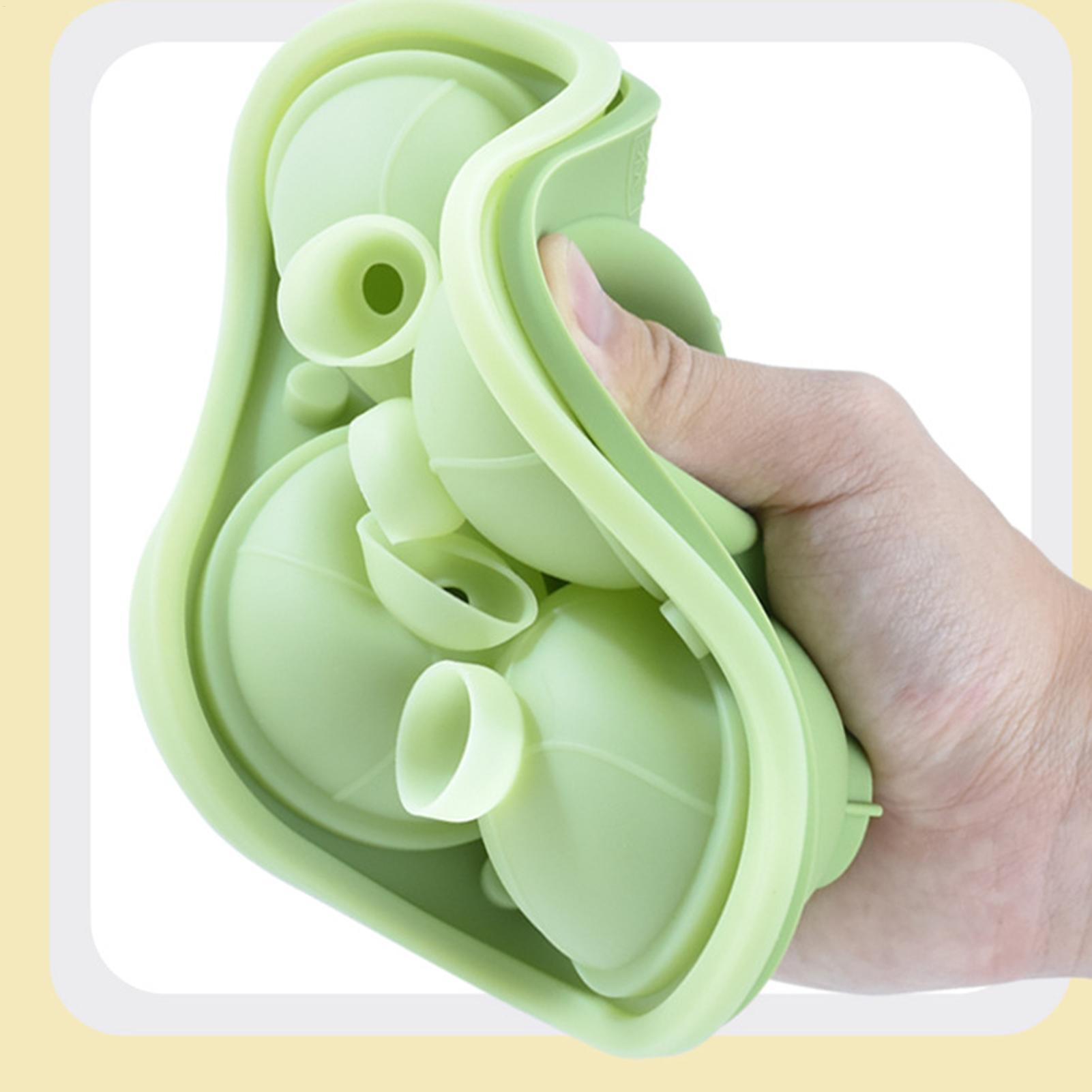 球体型シリコン製製氷皿、ボール型、積み重ね可能、簡単取り出し - Ice Mold Sphere のレビューと価格