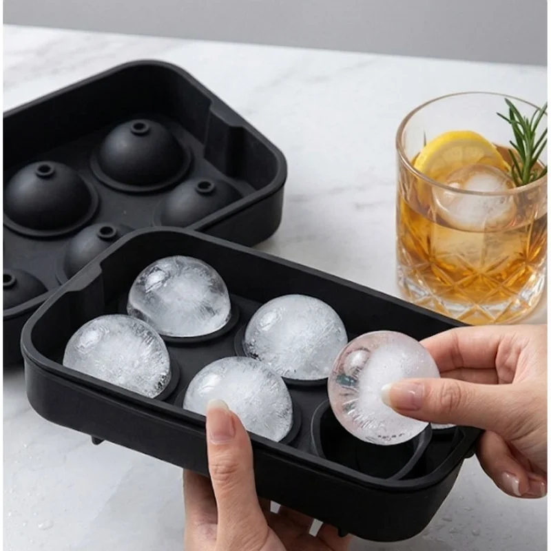 6個取りの氷球型、食品グレードシリコン製、BPAフリー、漏れ - Ice Mold Sphere のレビューと価格