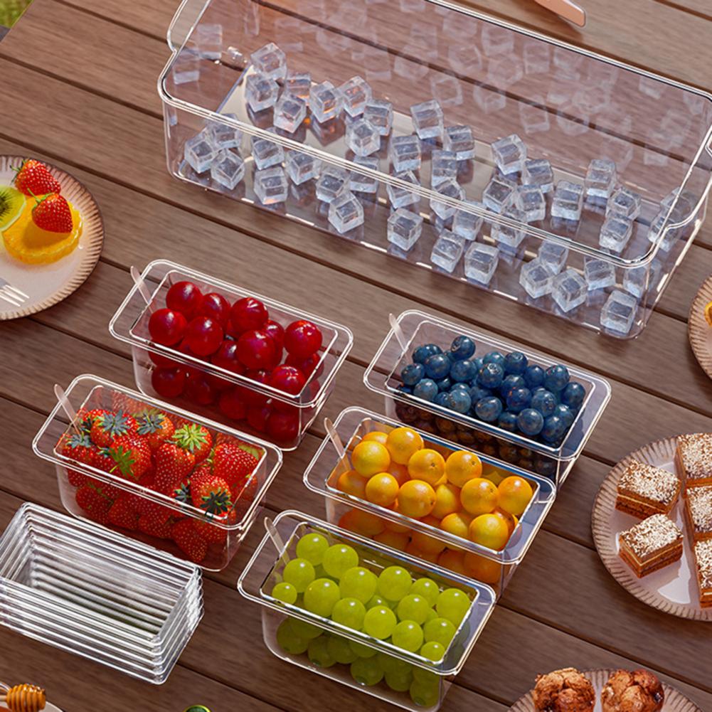 2026年タコスバーサービングセット、パーティー用アイス冷却 - Garnish Tray Set のレビューと価格