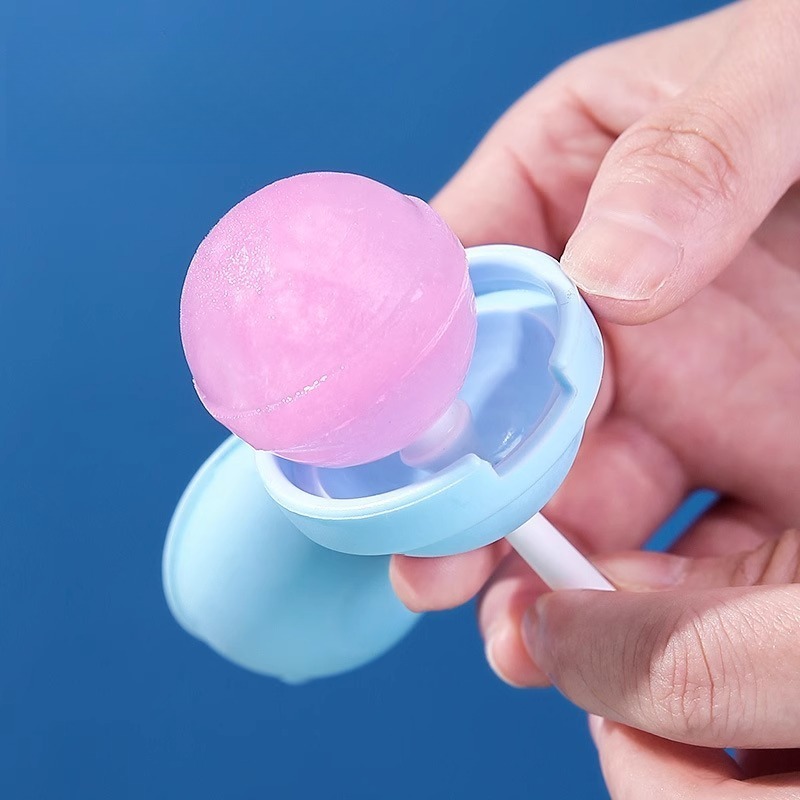 4個入りロリポップアイスボール型シリコン製簡単リリース自家製 - Ice Mold Sphere のレビューと価格